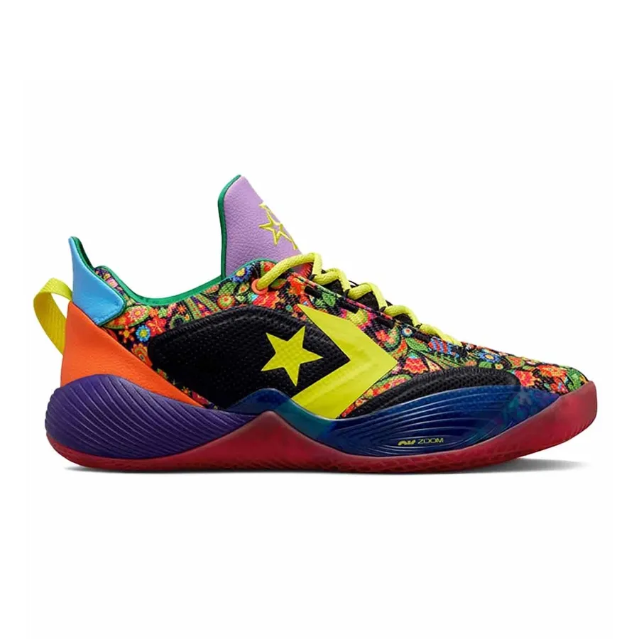 Imagen 0 de 5 de Zapatillas Converse All Star Bb Shift Ox-NEGRO/AMARILLO FLUOR/VIOLETA