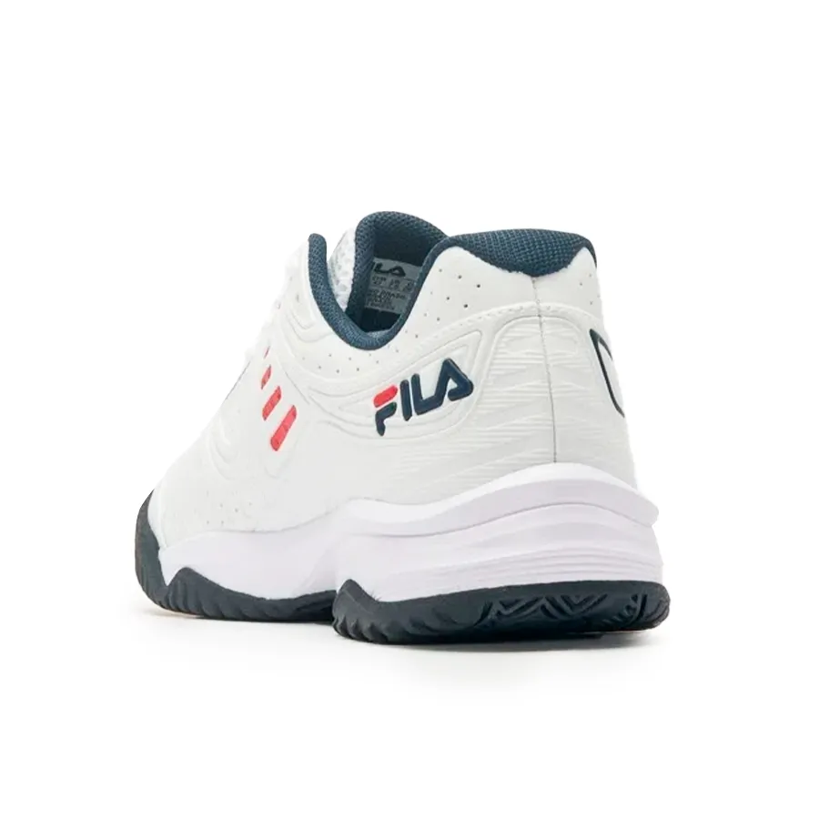 Imagen 3 de 4 de Zapatillas Fila Forehand Clay-BLANCO/MARINO/ROJO