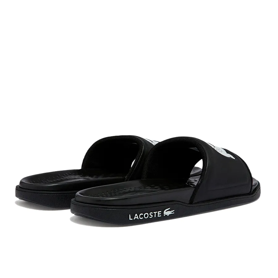 Imagen 2 de 5 de Ojotas Lacoste Sandalias  Croco Dualiste-NEGRO/BLANCO