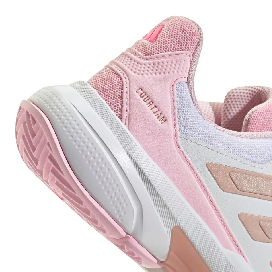 Imagen 7 de 8 de Zapatillas adidas Courtjam Control 3-BLANCO/ROSA/BEIGE