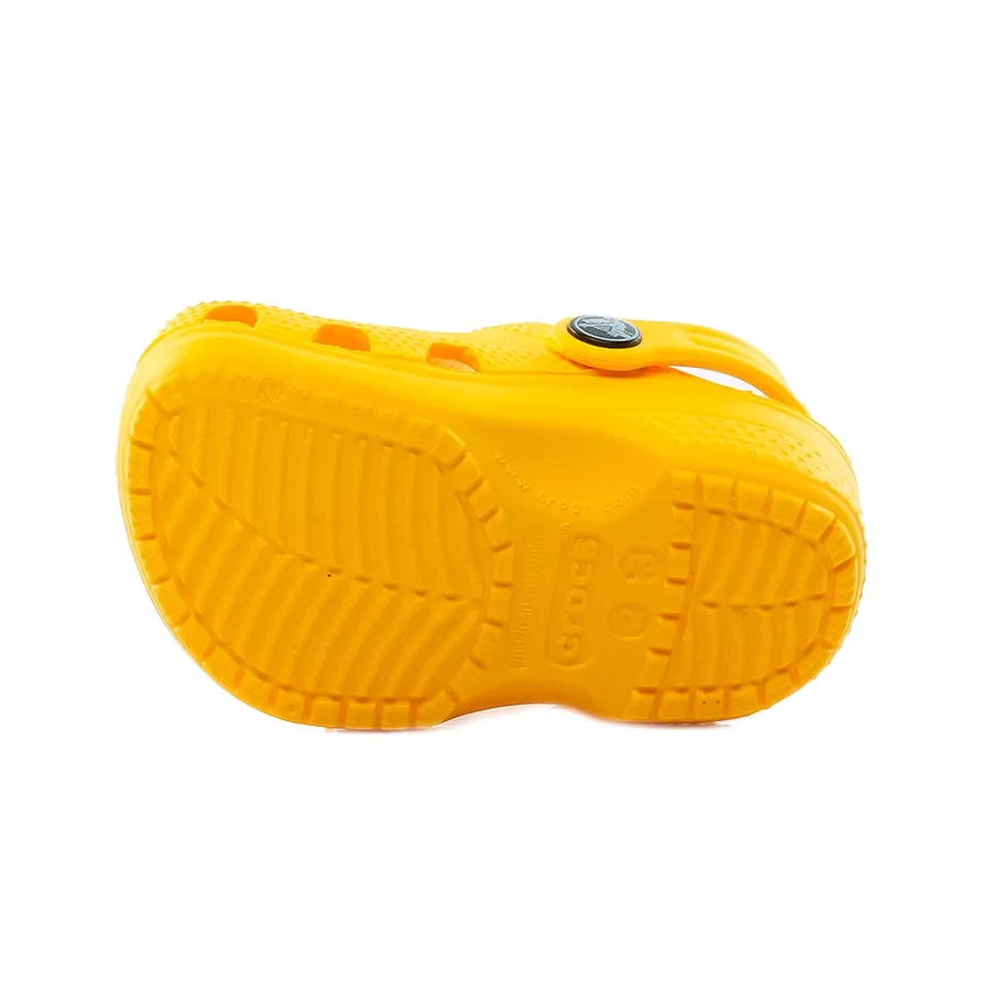 Imagen 3 de 5 de Ojotas Crocs Little-AMARILLO