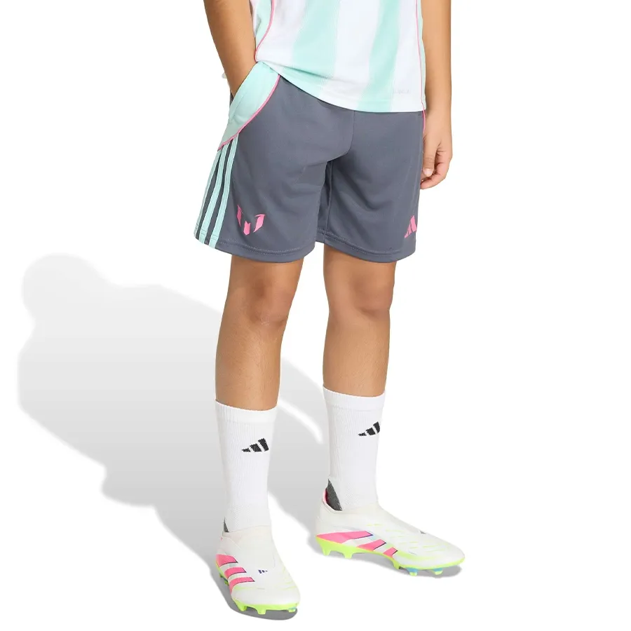 Imagen 4 de 5 de Short adidas Messi-GRAFITO/AQUA/FUCSIA