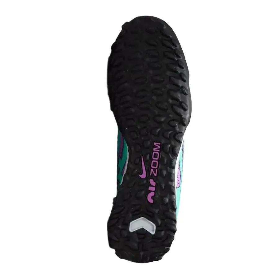 Imagen 2 de 6 de Botines Nike Zoom Vapor 15 Academy Tf-AQUA/VIOLETA/NEGRO