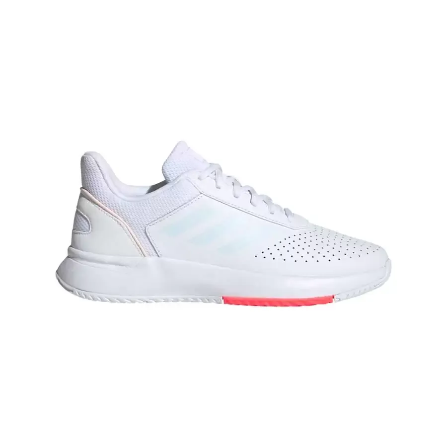 Imagen 4 de 6 de Zapatillas adidas Courtsmash-BLANCO/CELESTE/ROSA