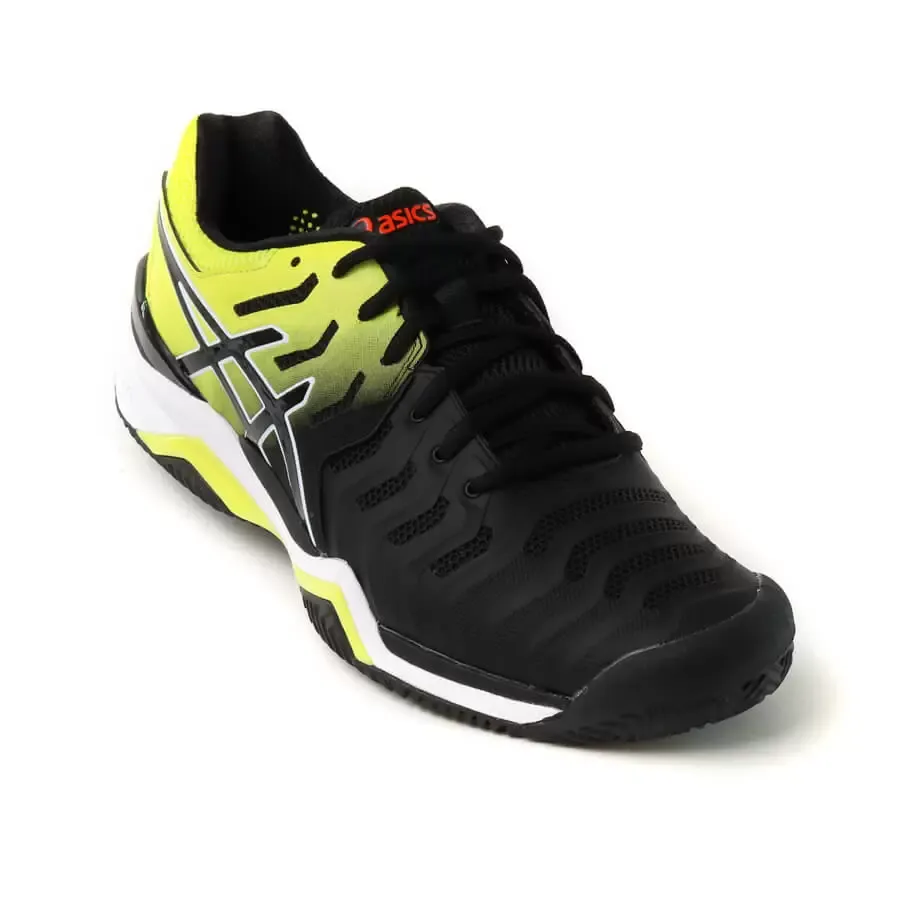Imagen 3 de 5 de Zapatillas Asics Gel Resolution 7-NEGRO/AMARILLO