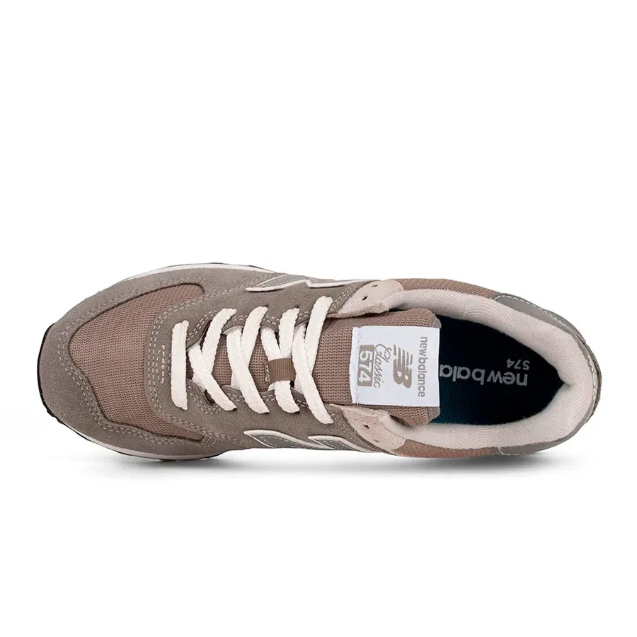 Imagen 3 de 4 de Zapatillas New Balance 574-GRIS/BEIGE