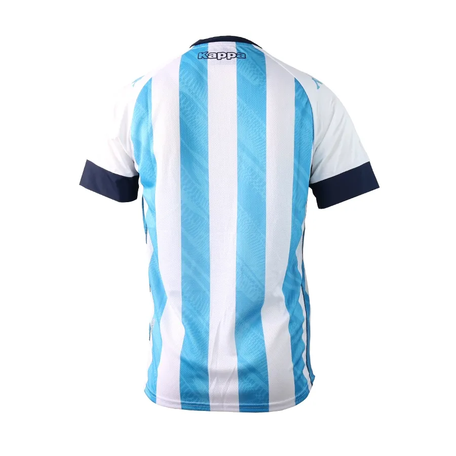 Imagen 1 de 5 de Camiseta Kappa Racing Club Kombat Home Player-CELESTE/BLANCO