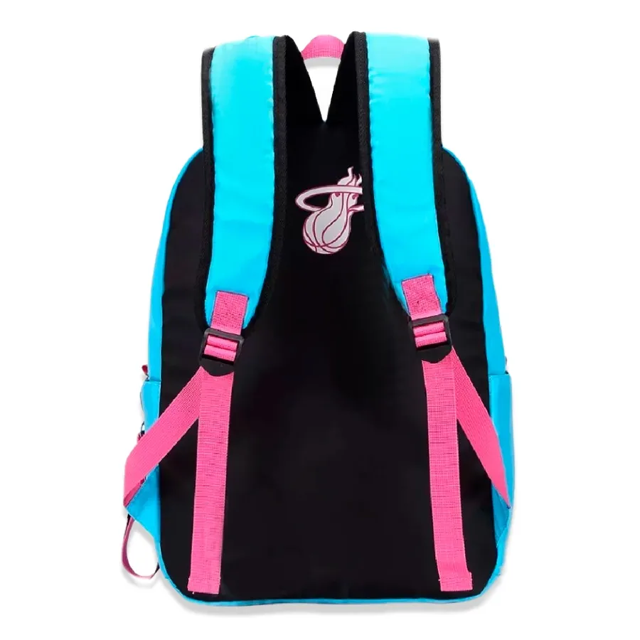 Imagen 1 de 2 de Mochla Nba Heats-TURQUESA/ROSA