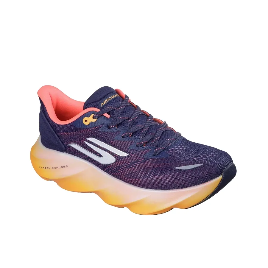 Imagen 1 de 5 de Zapatillas Skechers Sky Aero Burst-MARINO/NARANJA