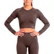 top-kamp-kalma-crop-manga-larga-seamless-CHOCOLATE