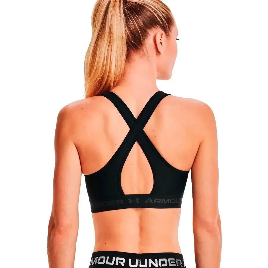 Imagen 1 de 4 de Top Under Armour Mid Crossback-NEGRO