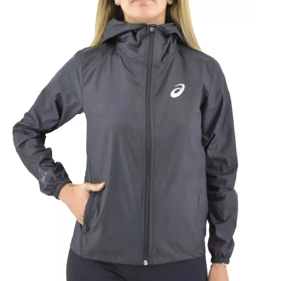 Imagen 0 de 3 de Campera Asics Rompevientos V Graphic Ss22-NEGRO