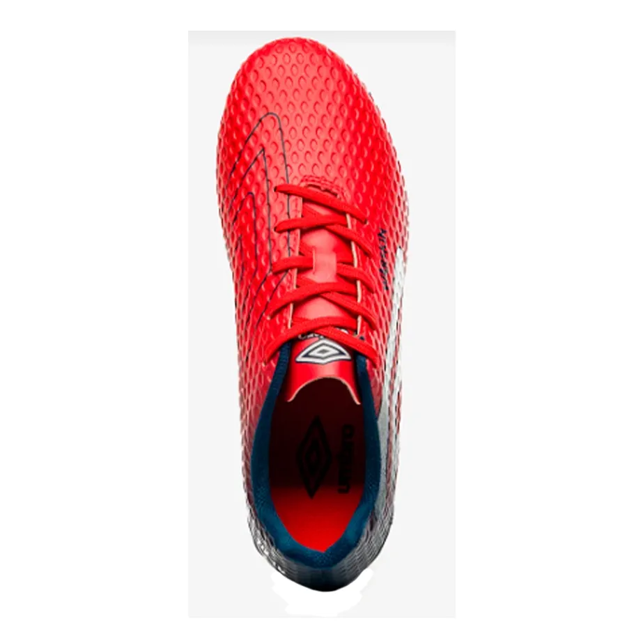 Imagen 3 de 7 de Botines Umbro Warskin Fg-ROJO/MARINO/BLANCO