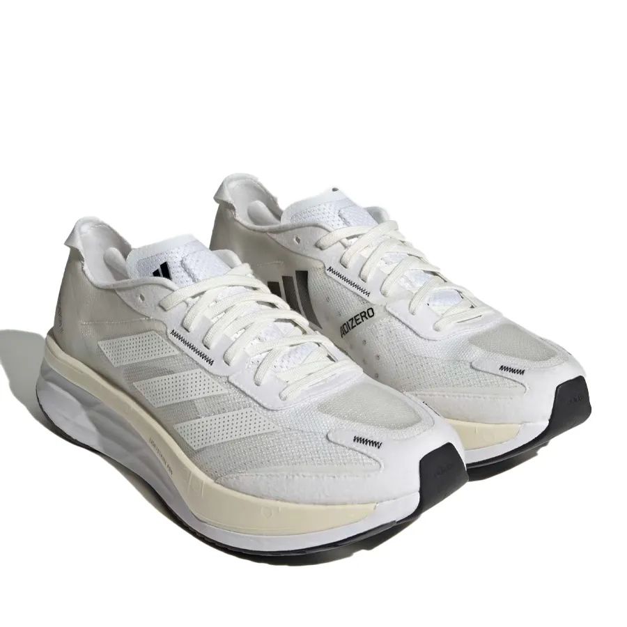 Imagen 1 de 9 de Zapatillas adidas Adizero Boston 11-BLANCO/NEGRO/NATURAL