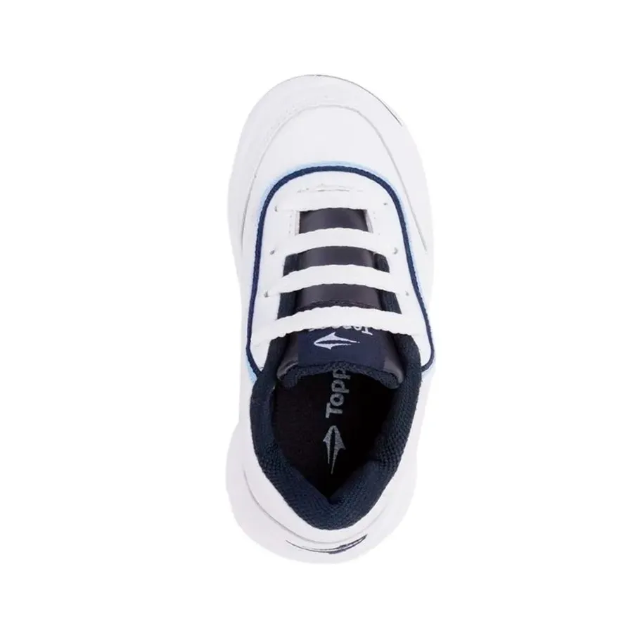 Imagen 3 de 6 de Zapatillas Topper Tie Break Ii K Ids-BLANCO/AZUL