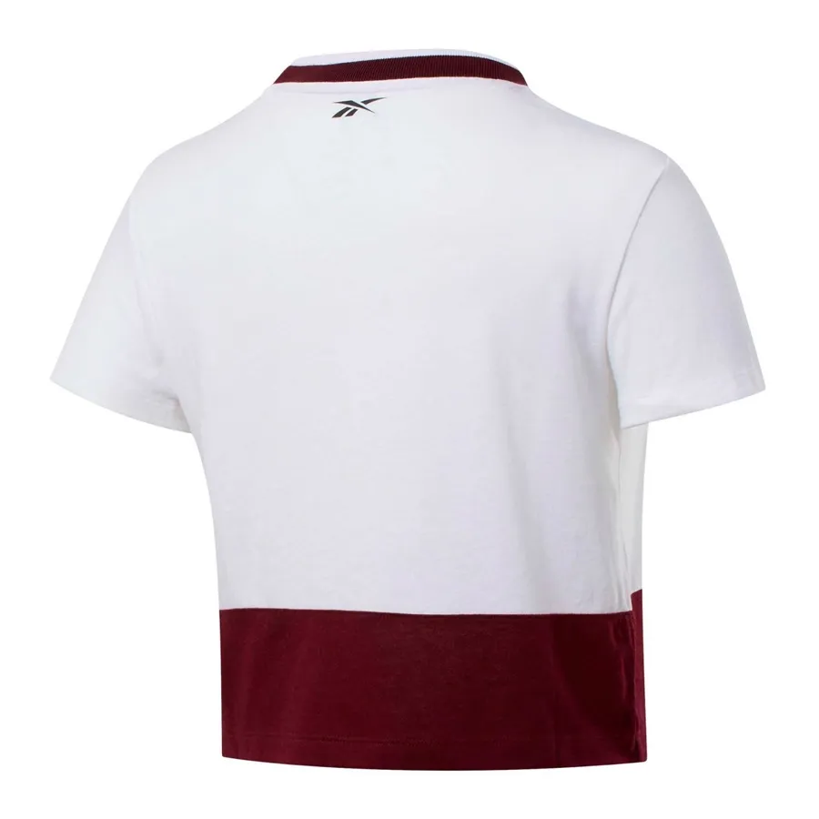 Imagen 1 de 2 de Remera Reebok Essential Linear Logo-BLANCO/BORDO