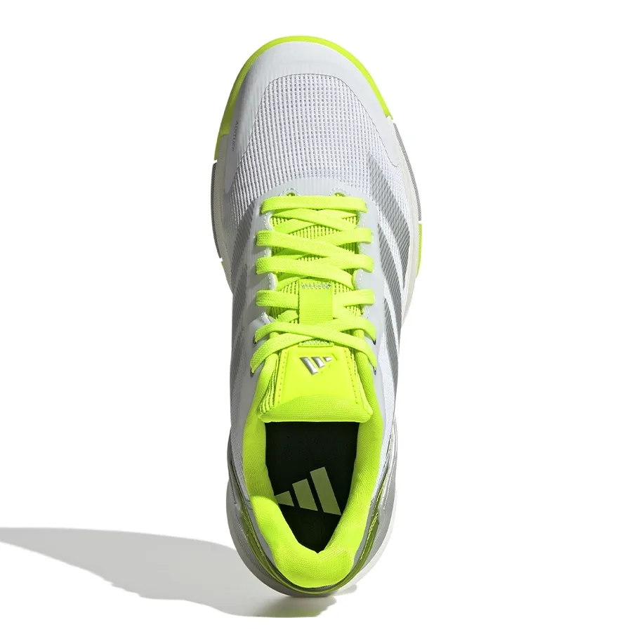 Imagen 4 de 8 de Zapatillas adidas Crazyquick Ls-PLATA/VERDE FLUOR