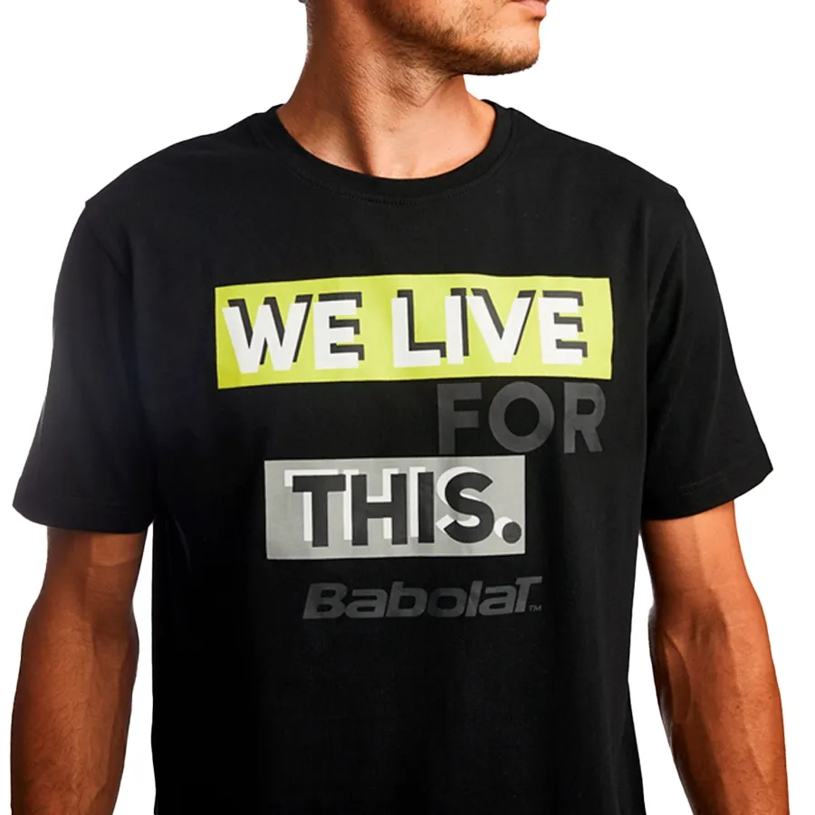 Imagen 2 de 3 de Remera Babolat Live-NEGRO
