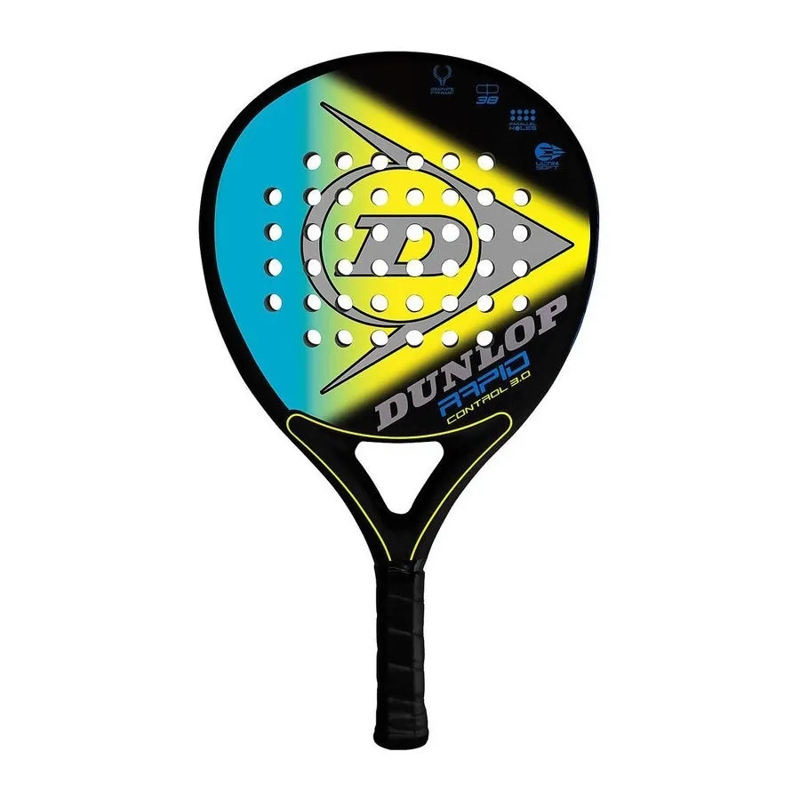 Imagen 0 de 3 de Paleta Dunlop Rapid Control 3-NEGRO/CELESTE/AMARILLO