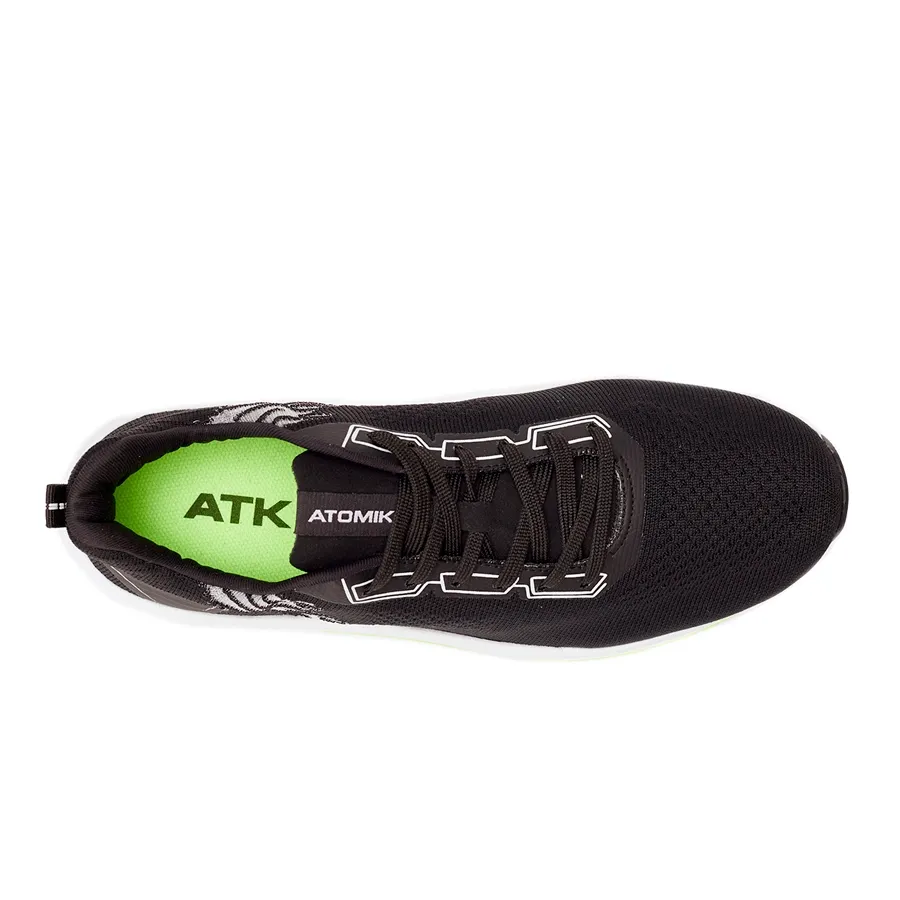 Imagen 2 de 5 de Zapatillas Atomik Deportivo Cordon Magnus 22-NEGRO/BLANCO