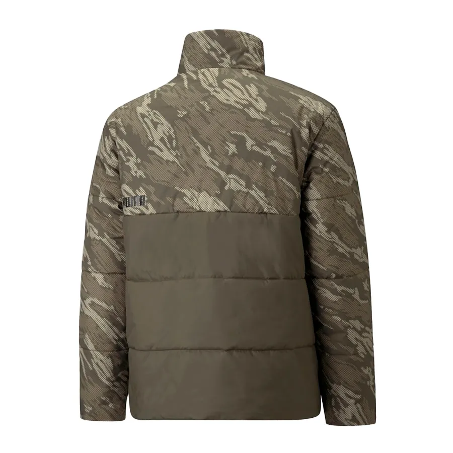 Imagen 1 de 4 de Campera Puma Ess + Padded Aop-VERDE MILITAR