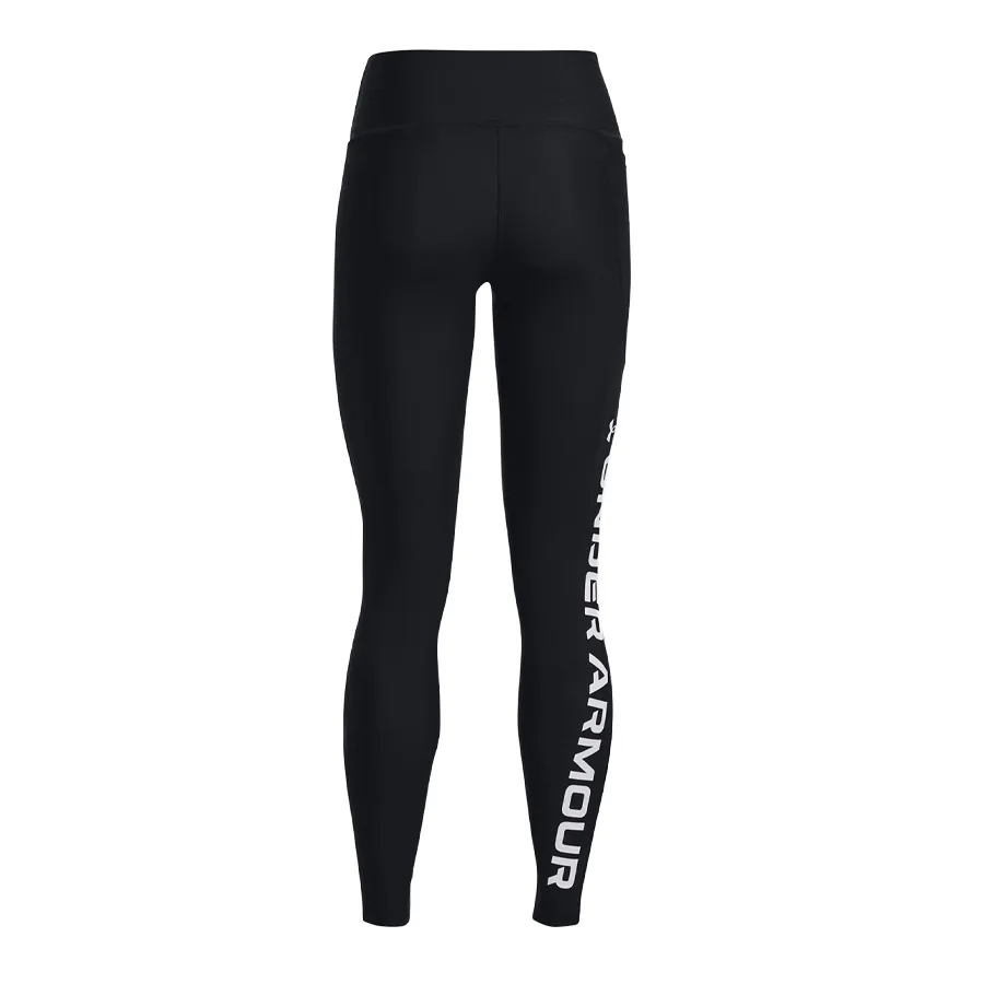 Imagen 4 de 5 de Calza Under Armour Leggings HeatGear Full Length-NEGRO/BLANCO