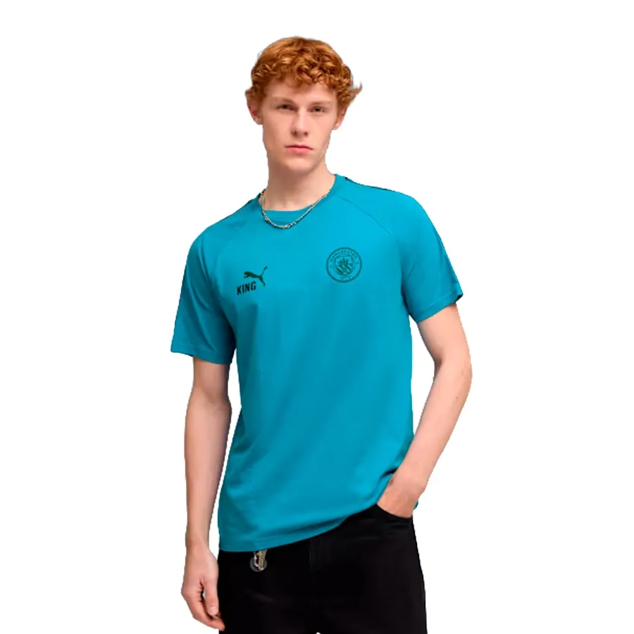 Imagen 0 de 4 de Remera Puma Manchester City King-TURQUESA