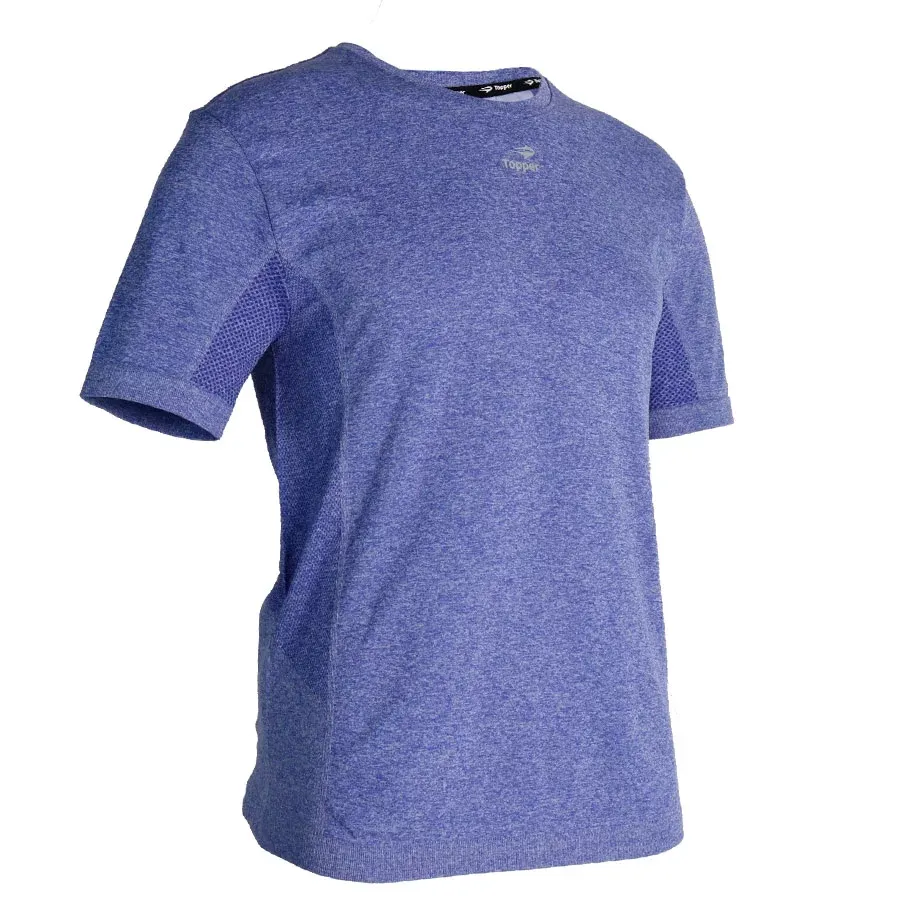 Imagen 1 de 4 de Remera Topper Mc Mns Seamless-AZUL
