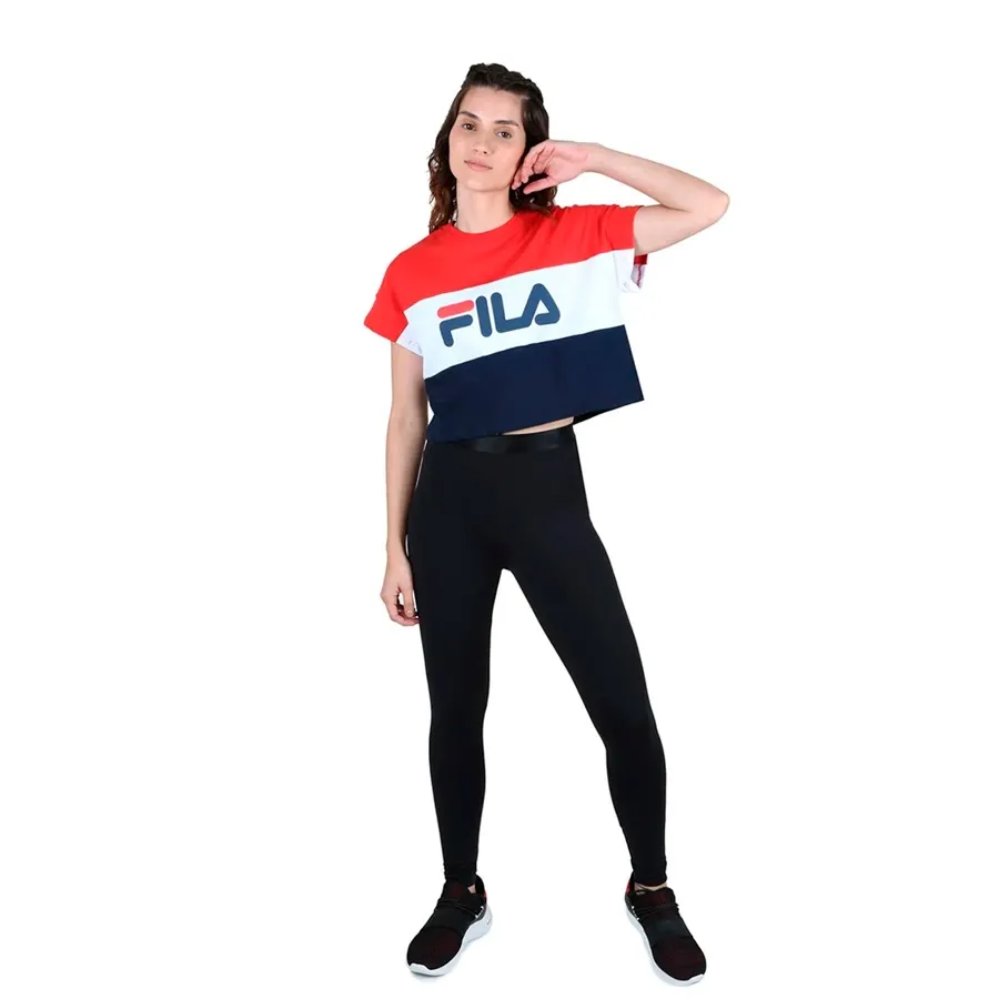 Imagen 2 de 3 de Remera Fila Maya II-ROJO/BLANCO/MARINO