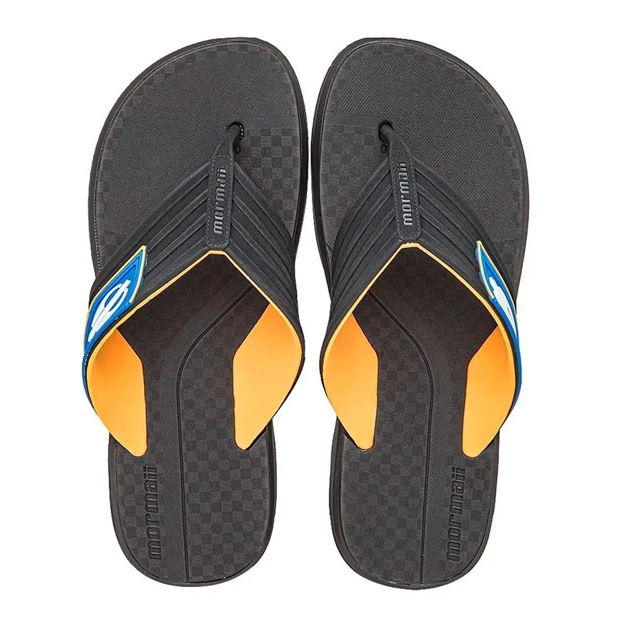 Imagen 3 de 4 de Ojotas Mormaii Backflip Dedo Ad-NEGRO/AMARILLO
