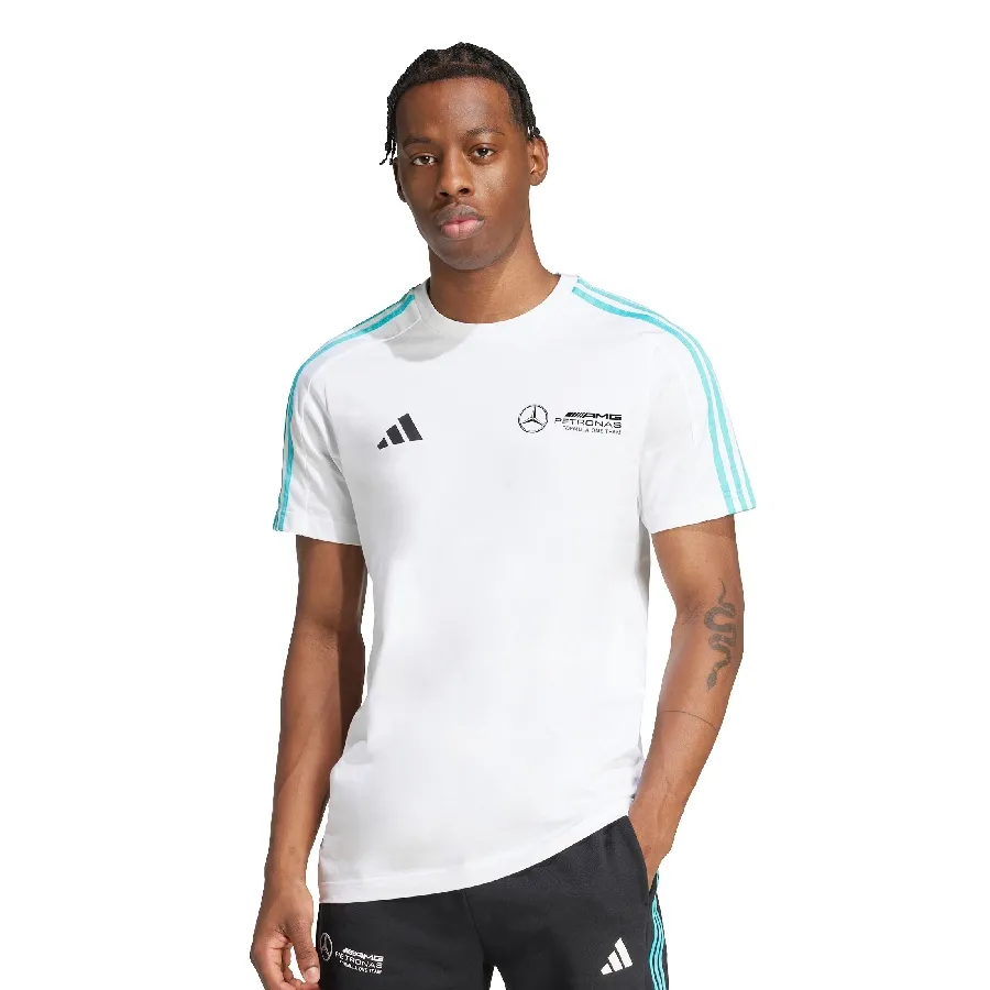 Imagen 0 de 5 de Remera adidas Adn Mercedes- AMG Petronas Formula One Team-BLANCO/TURQUESA/NEGRO