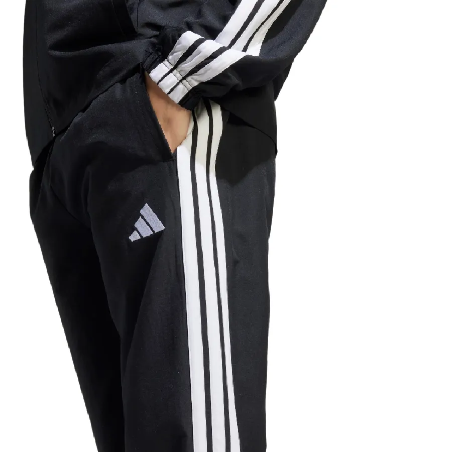 Imagen 6 de 7 de Conjunto adidas Sportswear Basic 3 Stripes-NEGRO/BLANCO