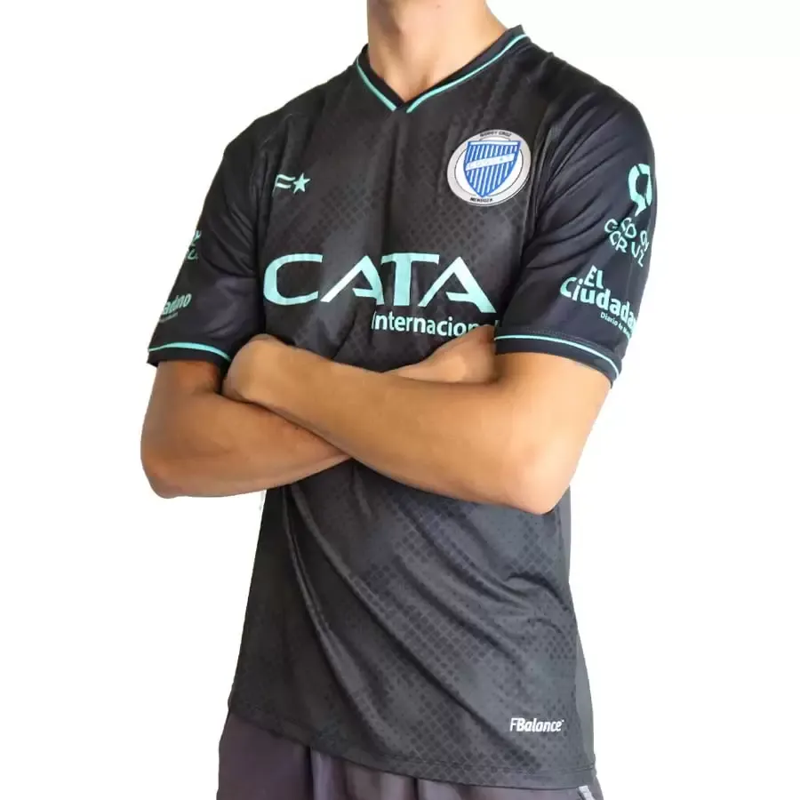 Imagen 1 de 4 de Camiseta Fiume Sport Arquero Oficial Godoy Cruz-NEGRO