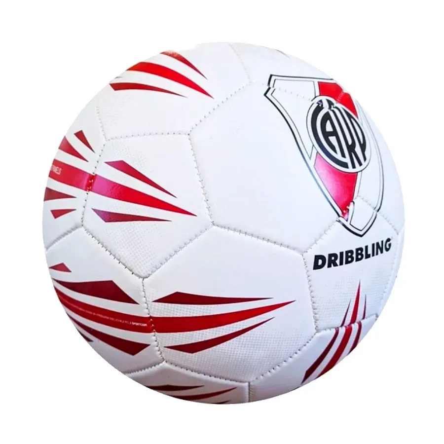 Imagen 3 de 4 de Pelota DRB Fútbol River Plate Estadios 20-BLANCO/ROJO