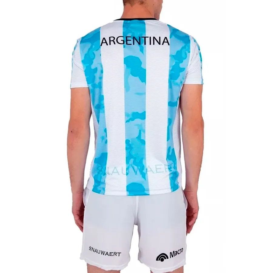 Imagen 1 de 4 de Remera Snauwaert Apa Paddle-CELESTE/BLANCO