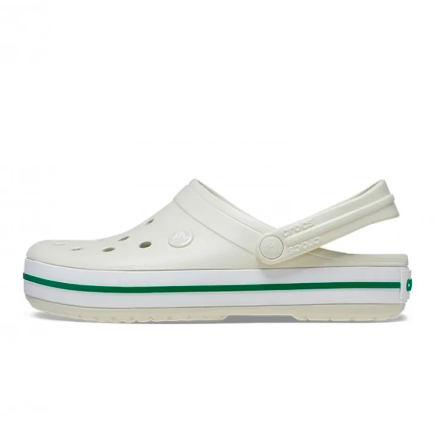 Imagen 2 de 6 de Sandalias Crocs Crocband-NATURAL/BLANCO/VERDE