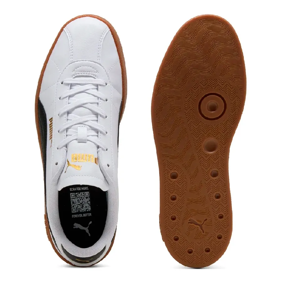 Imagen 3 de 6 de Zapatillas Puma Club II Sl ADP-BLANCO/NEGRO/CARAMELO