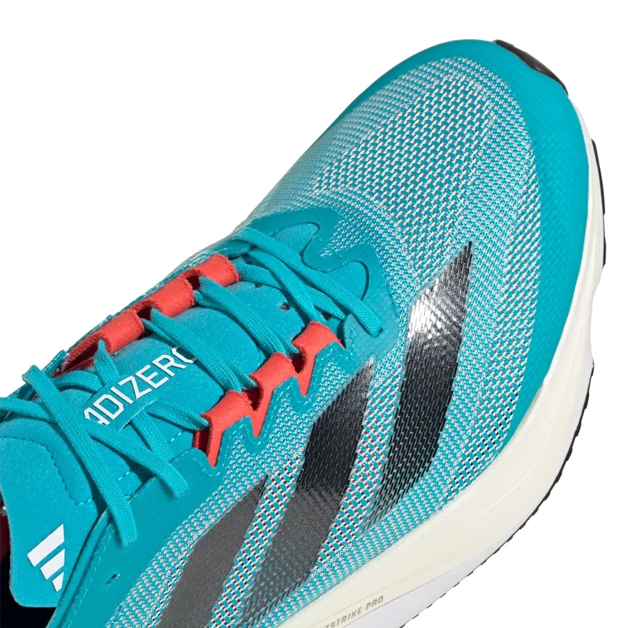 Imagen 6 de 8 de Zapatillas adidas Adizero Boston 12-TURQUESA/NEGRO/NARANJA