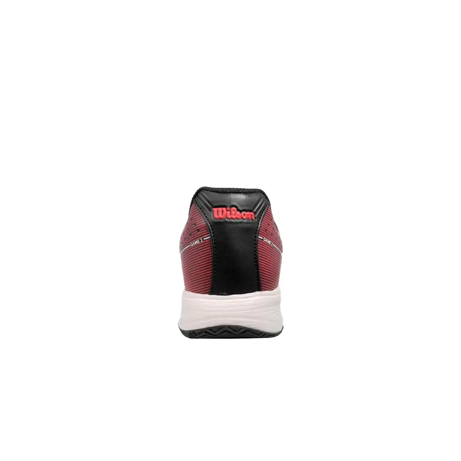 Imagen 4 de 6 de Zapatillas Wilson Game 2 Clay-NEGRO/BORDO/BLANCO