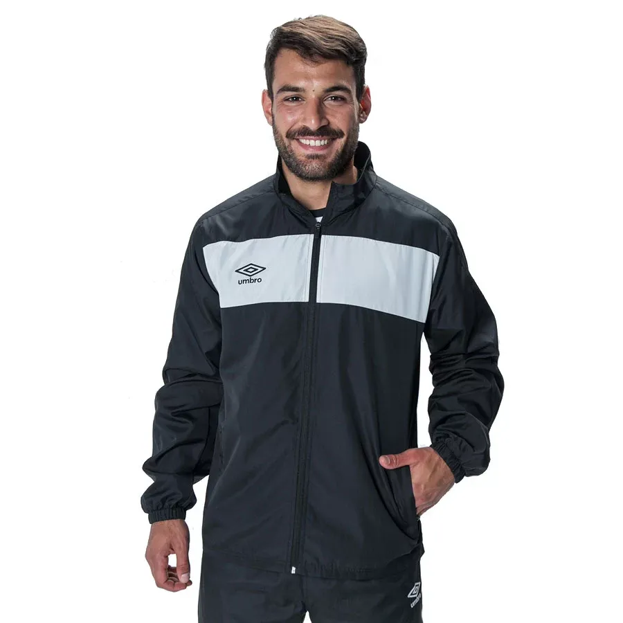 Imagen 2 de 4 de Conjunto Umbro Plano Nantes Hombre-NEGRO/BLANCO