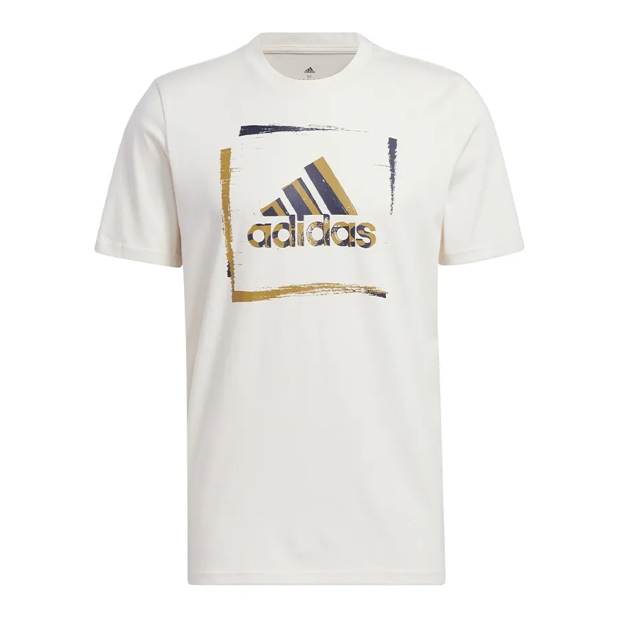 Imagen 0 de 6 de Remera adidas Stencil-NATURAL/DORADO