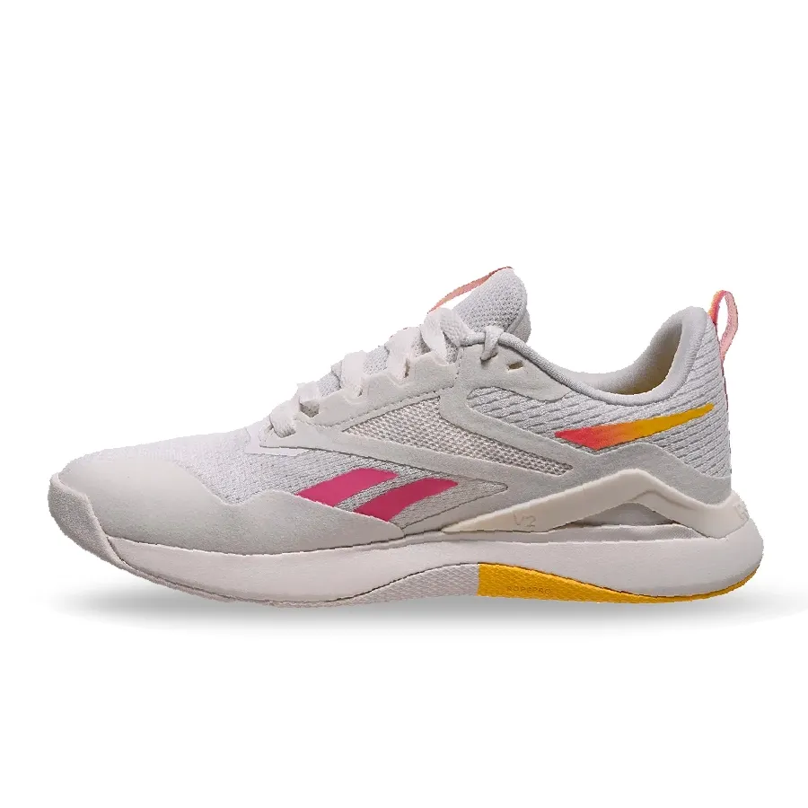 Imagen 1 de 7 de Zapatillas Reebok Nano Flex Tr 2-BLANCO/ROSA/AMARILLO