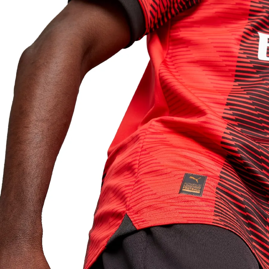 Imagen 4 de 5 de Camiseta Puma Jersey AC Milan Réplica Home-ROJO/NEGRO