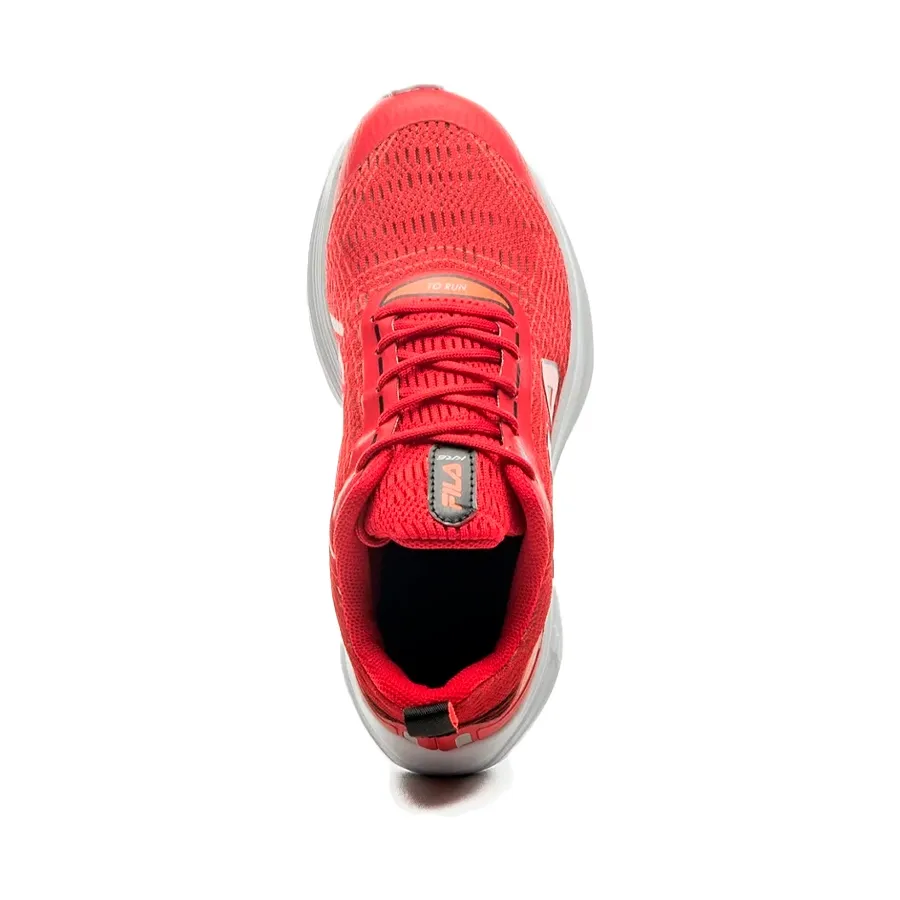 Imagen 3 de 7 de Zapatillas Fila Kr6 Kids-ROJO/NARANJA/NEGRO