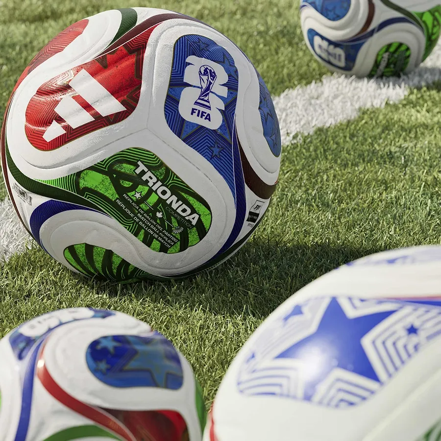 Imagen 4 de 5 de Pelota adidas de Competición Trionda Copa Mundial de la FIFA 26-BLANCO/AZUL/ROJO