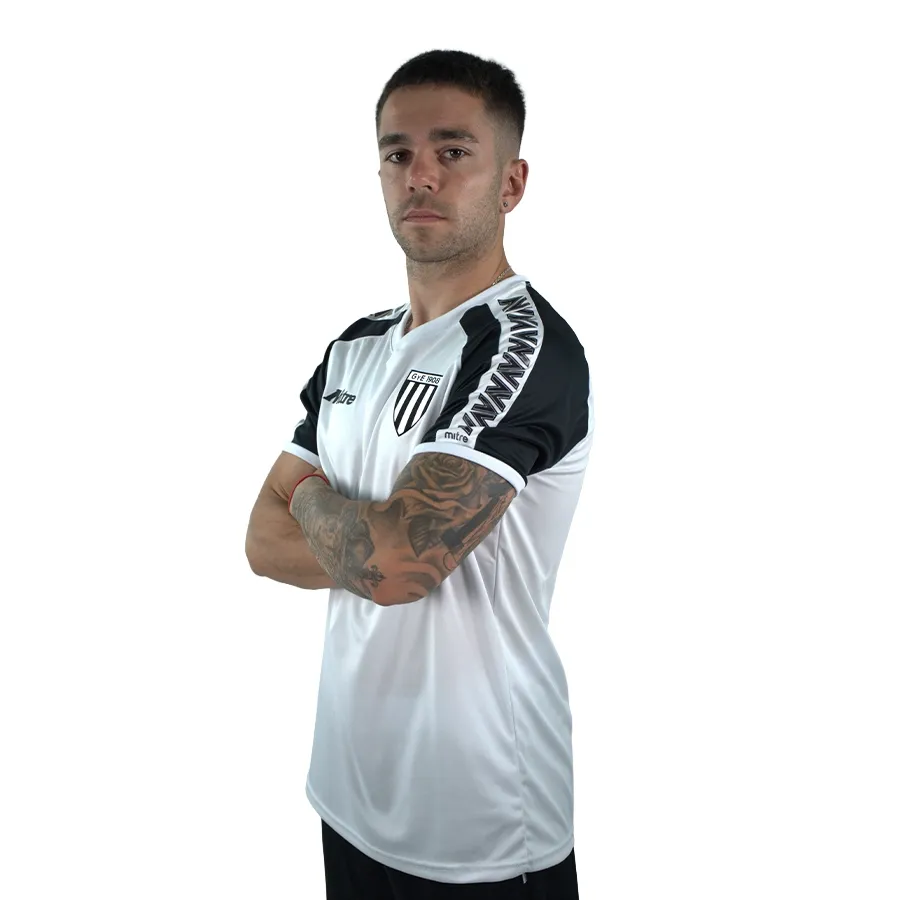 Imagen 1 de 5 de Remera Mitre Striker GYE 25-BLANCO/NEGRO
