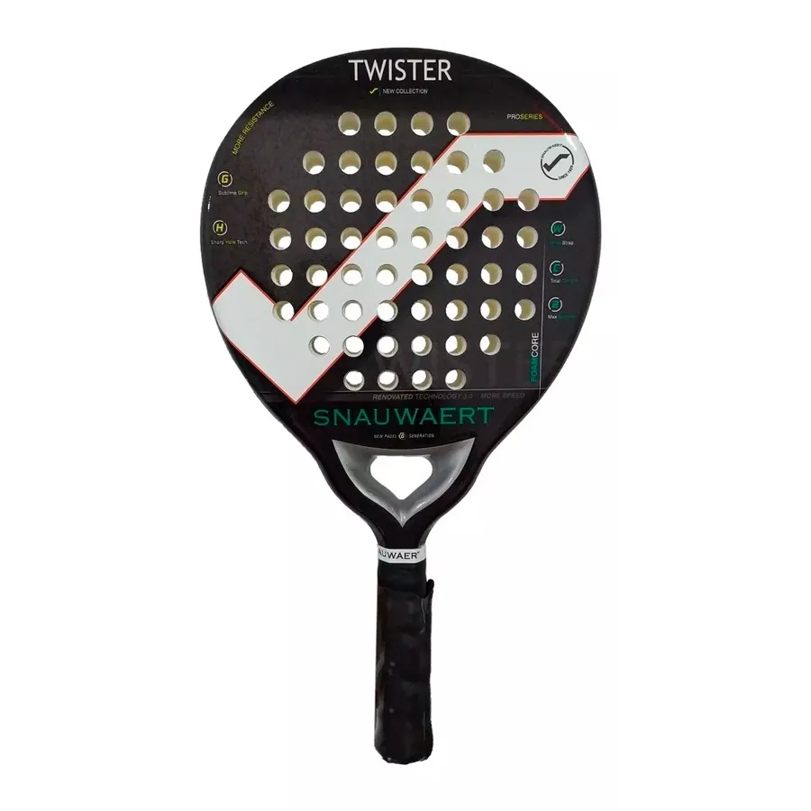 Imagen 0 de 4 de Paleta Snauwaert Twister-NEGRO/BLANCO/PLATA