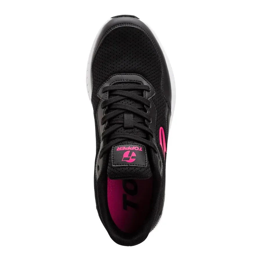 Imagen 3 de 5 de Zapatillas Topper Wind V-NEGRO/ROSA FLUOR