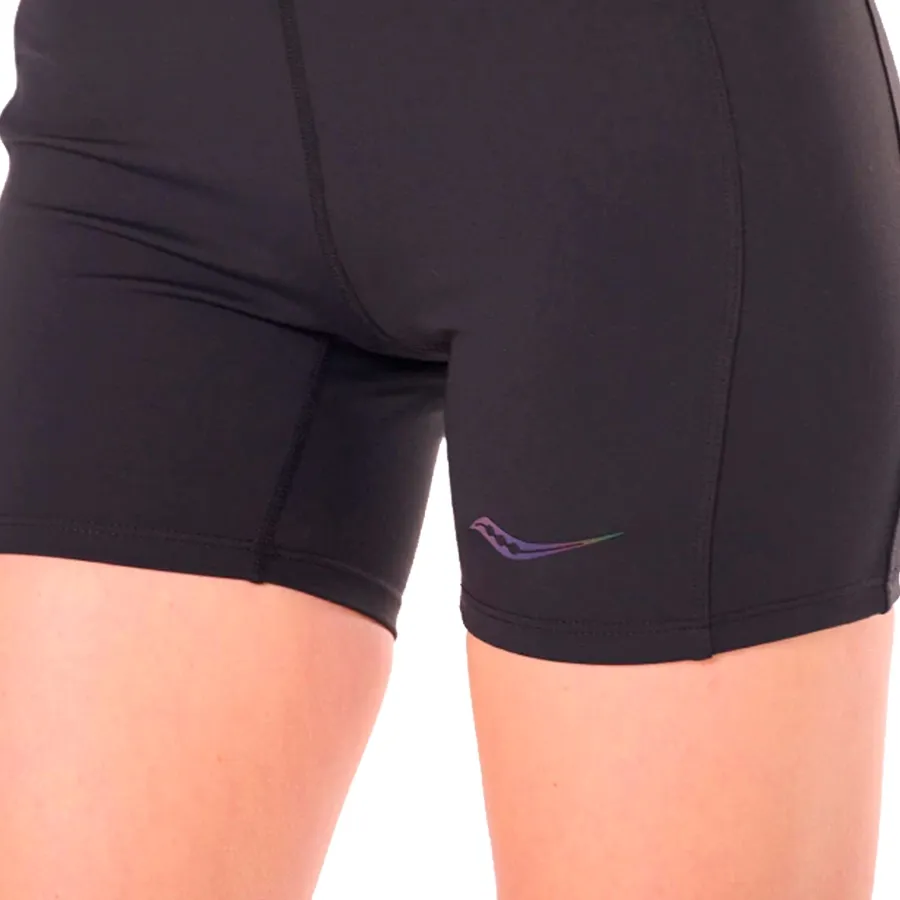 Imagen 3 de 5 de Calza Saucony Fortify 6" Tight-NEGRO