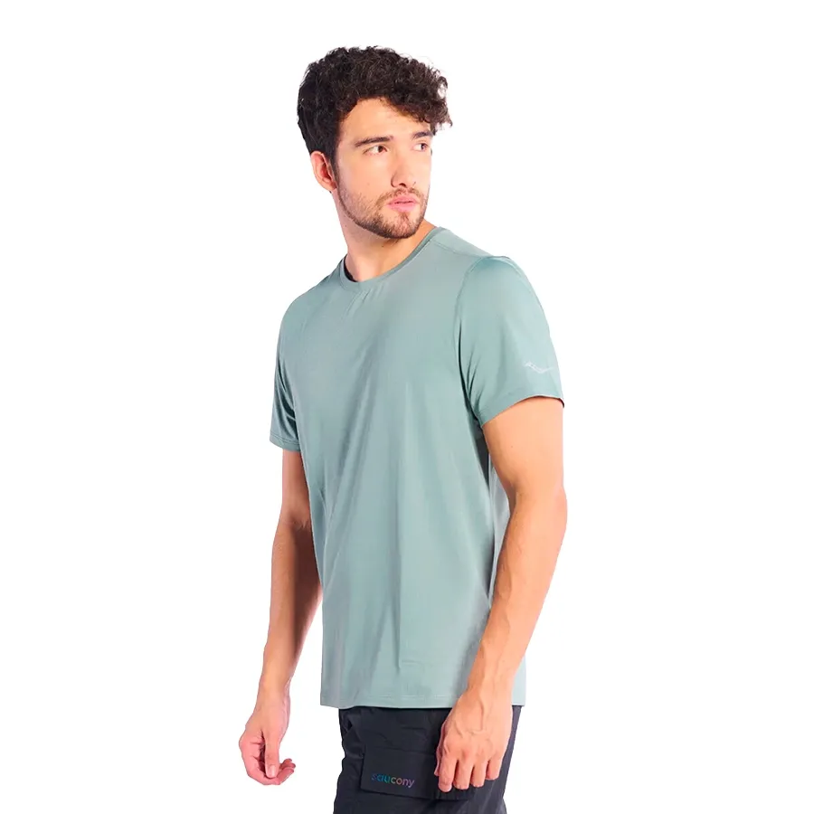 Imagen 1 de 5 de Remera Saucony Stopwatch-GRIS